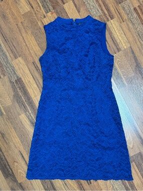 Preston & York Royal Blue Lace Mini Dress